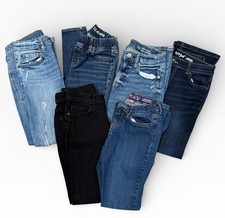 Girls Jeans size 12 lot Of 6 Gap Cat  Jack Children's Place Adjustable Waist