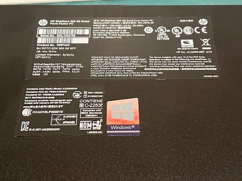HP EliteDesk 805 G6 SFF (Ryzen 5 Pro 4650G, 8GB, 500GB SSD & 2GB GDDR5 Video) - Picture 11 of 12