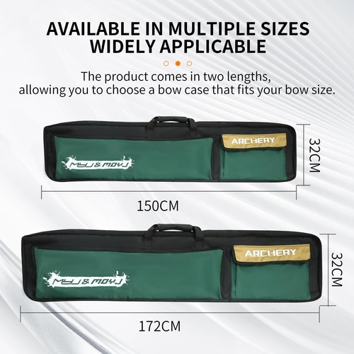 59in/68in Recurve Bow Case Long Bow Bag Traditional Bow Bag Portable Bow Bag ... - Picture 5 of 7