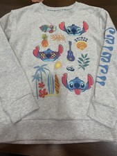 Girls Disney Stitch Sweatshirt Small NWT