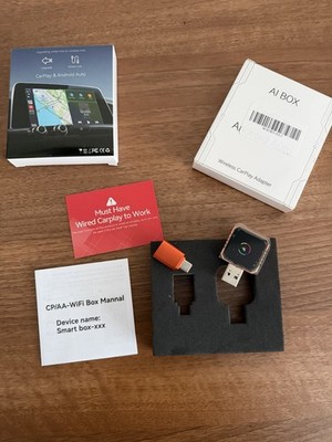 2 Dongles Angebot Wireless Carplay Adapter kabelgebunden auf Wireless Dongle Plug Play 