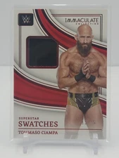TOMMASO CIAMPA 2023 IMMACULATE WWE SUPERSTAR SWATCHES PATCH! #12/25! SP!