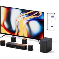 Aura A40 7.1ch Sound Bar with Subwoofer, 4 Surround Speakers