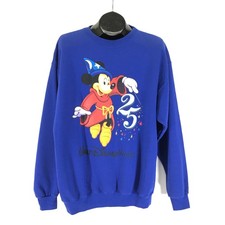 Vintage Walt Disney World 25th Anniversary Sweatshirt Size XL Mickey Mouse 90s