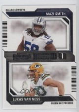 2023 Panini Contenders Round Numbers Lukas Van Ness Mazi Smith #7 fm0