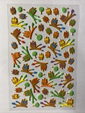 Puffy Owls Sticker Sheet Scrapbook Planner Craft Stickers