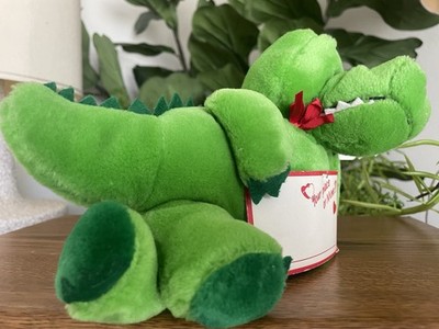 1988 Dakin Lounging Chill Alligator Crocodile Plush Toy  ''Your place or Mine?!''