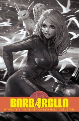 BARBARELLA CENTER CANNOT HOLD #1 VARIANT CVR J 15 COPY INCV CHEW B&W DYNAMITE