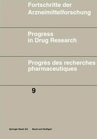 Jucker | Fortschritte Der Arzneimittelforschung Progress in Drug Research...
