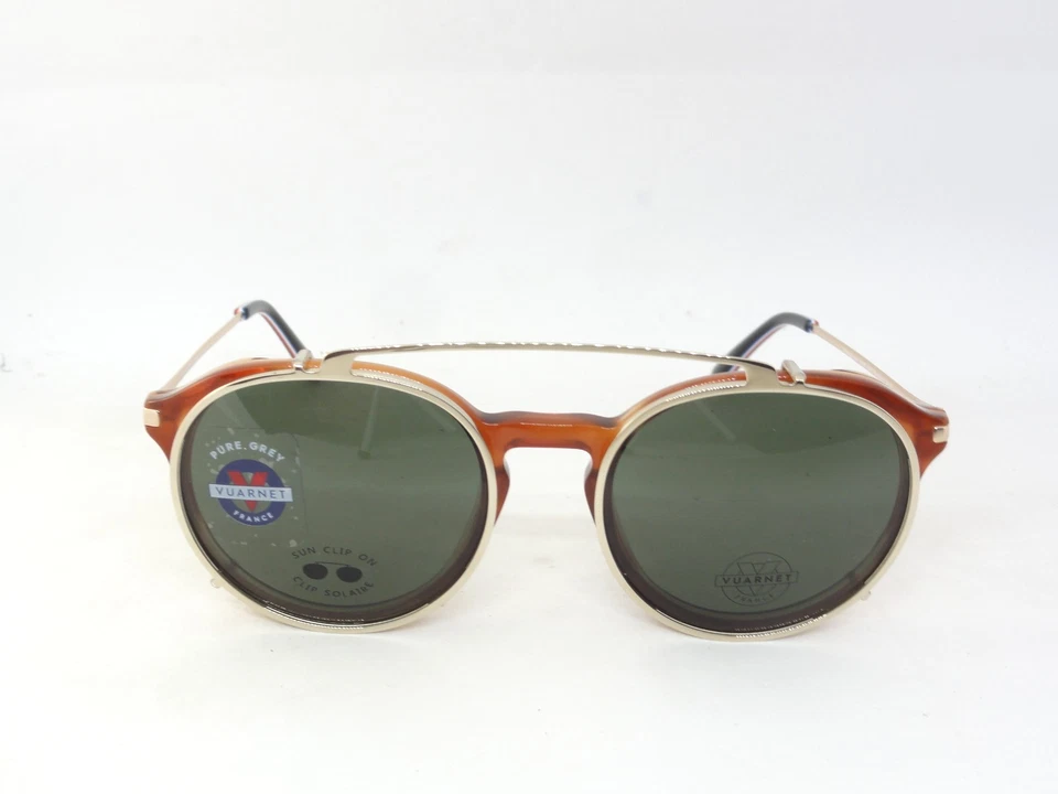 RARO 2 EN 1 VUARNET VL 1905 0003 GRIS PURO CLIP EN GAFAS DE SOL + MARCO ÓPTICO Foto 4 de 4