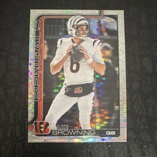 🔥Topps Chrome 2025 Jake Browning #63 Cincinnati Bengals Pulsar Refractor