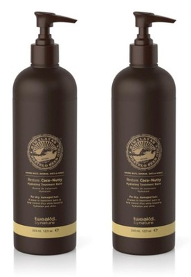 Tweak'd by Nature Restore Hydrating Balm Dry Hair-Pump Inserted~Coco-Nutty  2 Pk