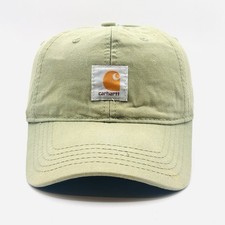 Carhartt Canvas Baseball Hat - Strapback - Adjustable Fits Most Green