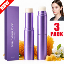 Facelove Foundation Stick, Changing Foundation Stick, 2-in-1 Waterproof & Long