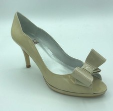 HB Espana Ladies Angelina High Heel Patent Leather Open Toe Heels Shoes Size 5.5