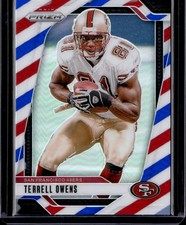 2024 Panini Prizm #257 Terrell Owens Red White and Blue