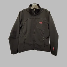 The North Face Apex Bionic FleeceJacket Large Black Softshell Windproof Full Zip