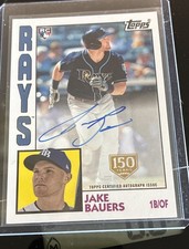 2019 Topps - 1984 Topps Baseball Autographs Jake Bauers #84A-JB 150th 49/150