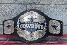 Cinturón Vaquero Dallas Personalizado 5 veces Campeonato Mundial Adulto Talla 2MM Latón