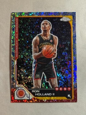 2025 Topps Chrome Mcdonald's All-American McFlurry Refractor Ron Holland II #88