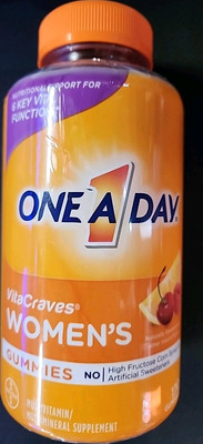 One a Day Womens Multivitamin Gummies w/ Vitamin A, C, D, E 170ct Exp 12/2025