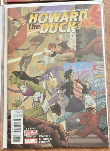 HOWARD THE DUCK 1-5 Marvel Comics 2015 - Picture 6 of 6