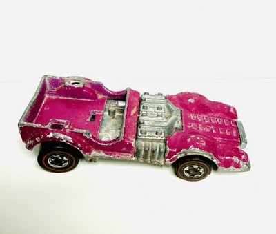 Hot Wheels Redline 1973 Odd Job Plum Enamel Hong Kong Original Casting