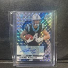2025 Panini Mosaic #309 Tetairoa McMillan (RC) Silver Mosaic Prizm Auto Panthers