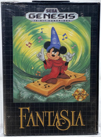 Disney's Fantasia Brand New Sega Genesis 1991 Factory Sealed VGA Graded 80