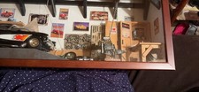 Chevy Corvette Handmade 1957 Shadowbox From Danbury Mint 23 Long