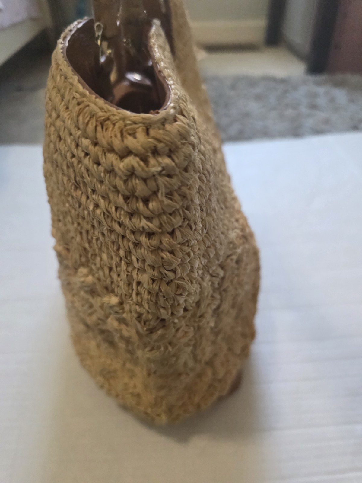 j mclaughlin wicker bag - image 6