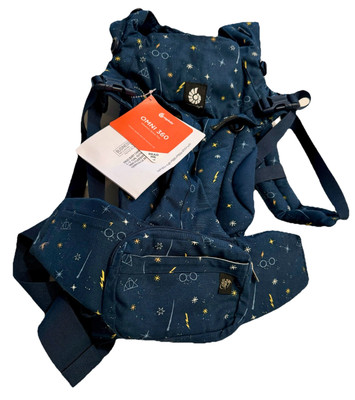 NWT Harry Potter Ergobaby Omni 360 Lumos Maxima BCS360LUMOS Navy