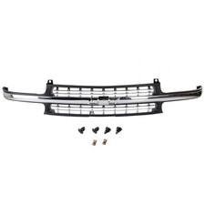 99-2002 Chevrolet Silverado 1500 2000-2006 Tahoe Black Plastic Grille 99-2002 Chevrolet Silverado 1500 2000-2006 Tahoe Black Plastic Grille