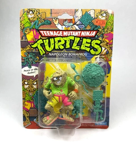 Napoleon Bonafrog Vintage TMNT Teenage Mutant Ninja Turtles Figure New 1990