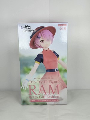 Ram Trio Try iT Retro Girl Fashion FuRyu Re: Zero Anime Figur Original