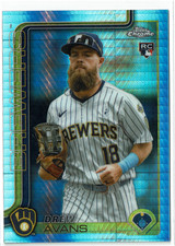 2025 Topps Chrome Update - Drew Avans #USC47 Prism Refractor (RC)