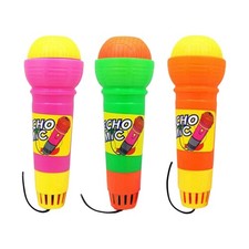 Portable Microphone Toy Kids Voice Changing Recording Battery Powered Microphone
