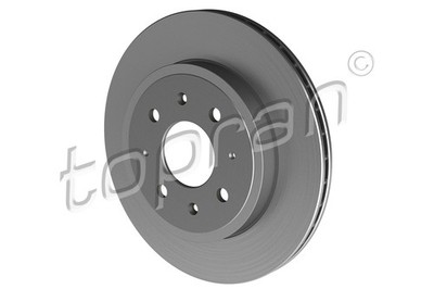 2x Bremsscheibe TOPRAN 207 987 für AGILA H00 OPEL F68 12V 16V Twinport CDTI