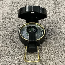 Vintage LENSATIC Engineer COMPASS Hiking Camping Backpack Direction Map