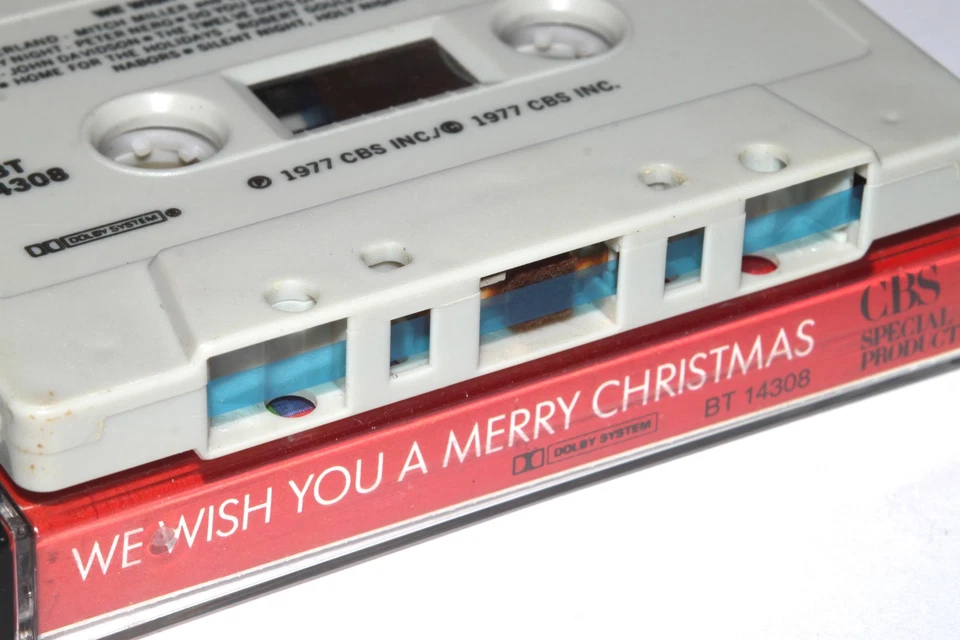 We Wish You A Merry Christmas (Cassette Tape 1977) Holiday Music PLAY TESTED - Image 2 of 4