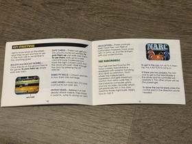 NARC Instruction Manual Only Nintendo Nes Authentic