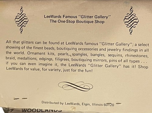 Vintage Leewards “Woodland” Boutique Eggery Kit – Deer Scene Diorama 6.5” Egg - Picture 5 of 7