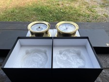 Chelsea Shipstrike Clock With Matching Barometer - UNTESTED For Parts! Read!