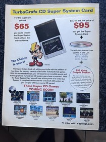  TURBOGRAFX 16 CD Turbo Force Video Game Magazine January 1993 Volume 3