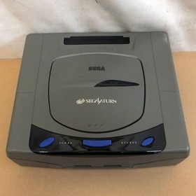Sega Saturn HST-3200 Console Set Virtua Gun Virtua Cop Controller Tested JP