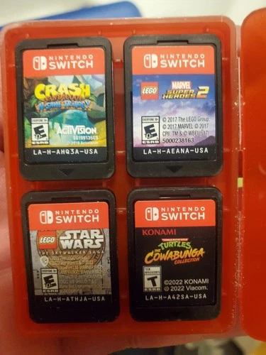 Nintendo Switch Game Lot Crash Bandicoot LEGO Marvel Star Wars TMNT Multiplayer