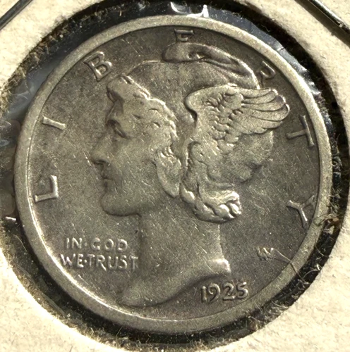 1925 s mercury dime XF