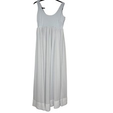 Show Me Your Mumu Light Blue Harper EMPIRE WAIST Romantic Chiffon Maxi Dress M