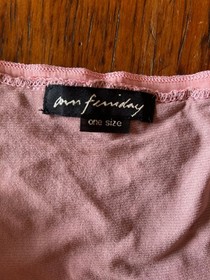 The Ann Ferriday Corset Top Dusty Rose Floral Pattern Lace Size S/M