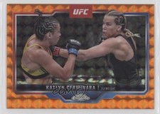 2025 Topps Chrome UFC Orange Geometric Refractor /25 Katlyn Cerminara #114 1co7